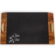 Mickey Mouse Slate Black with Gold Accents Serving Tray