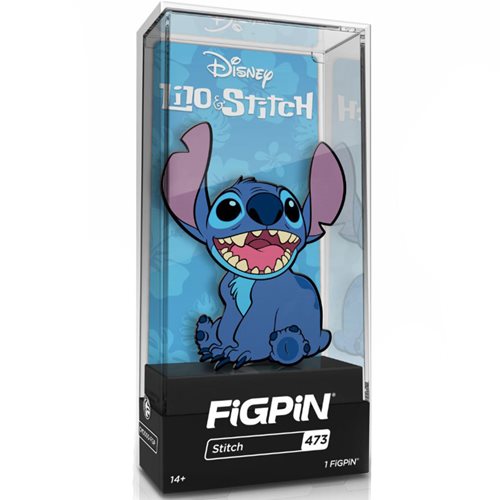 Lilo & Stitch Sitting Stitch FiGPiN Classic Enamel Pin