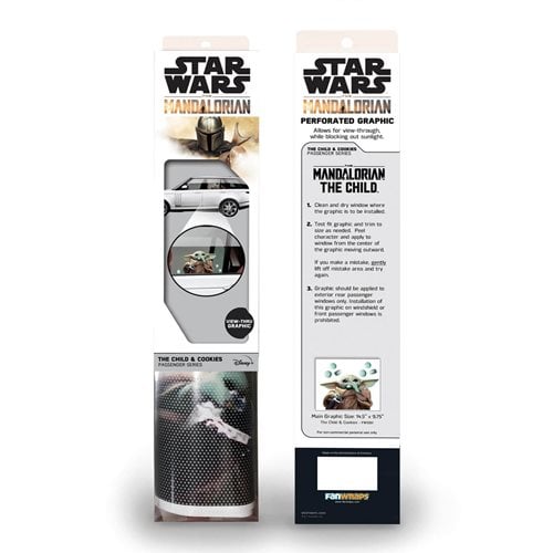 Star Wars: The Mandalorian The Child and Cookies Passenger Series Car Decal
