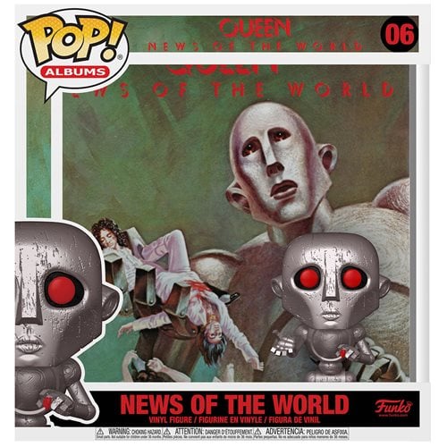 Queen News of the World Pop! Album Figure with Case