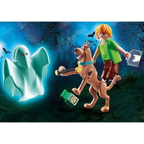 Playmobil 70287 Scooby-Doo! Scooby & Shaggy with Ghost Action Figures