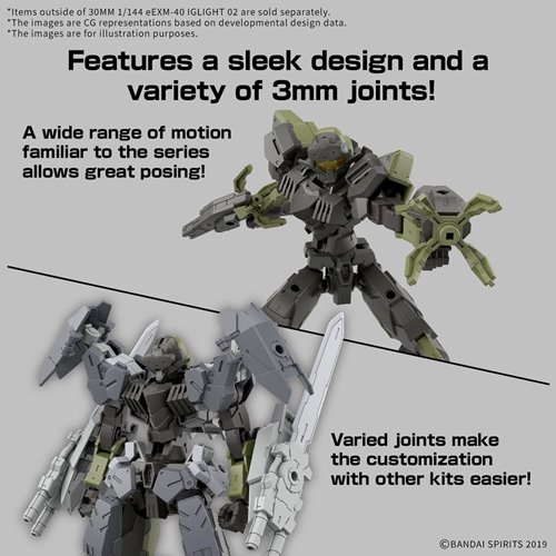 30 Minutes Missions eEXM-40 Iglight 02 1:144 Scale Model Kit