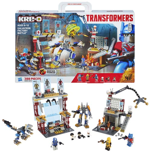Kre-O Transformers Age of Extinction Galvatron Factory Battle Set