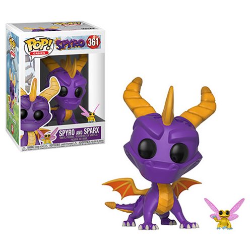 Spyro the Dragon and Sparx Pop! Vinyl Figure and Buddy #361
