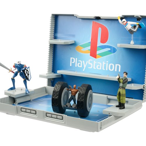 Console Heroes Sony PlayStation Boss Level Diorama Playset