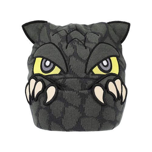 Godzilla Peek-A-Boo Embroidered Cuff Beanie