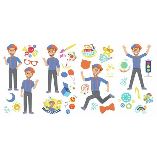 Blippi Peel and Stick Wall Decals