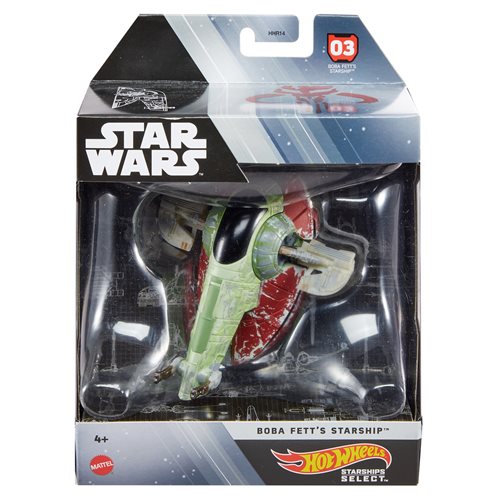 Star Wars Hot Wheels Starships Select 1:50 Scale 2022 Mix 1 Vehicle Case of 5