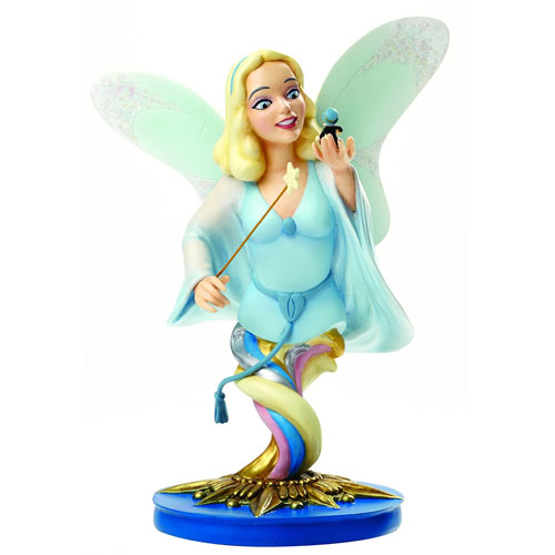 Pinocchio Blue Fairy and Jiminy Cricket Grand Jester Mini-Bust