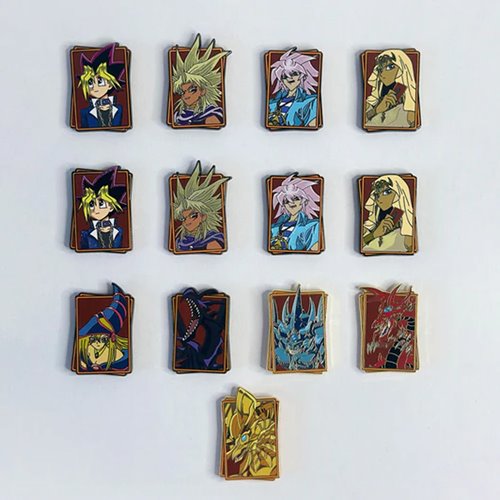 Yu-Gi-Oh! Mystery Minis Series 2 Enamel Pin Display of 10