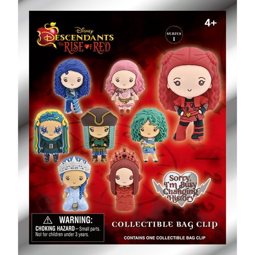 Descendants: Wicked Wonderland 3D Foam Bag Clip Random 6-Pack