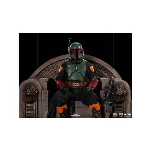 The Mandalorian Boba Fett on Throne 1:10 Art Scale Limited Edition Statue