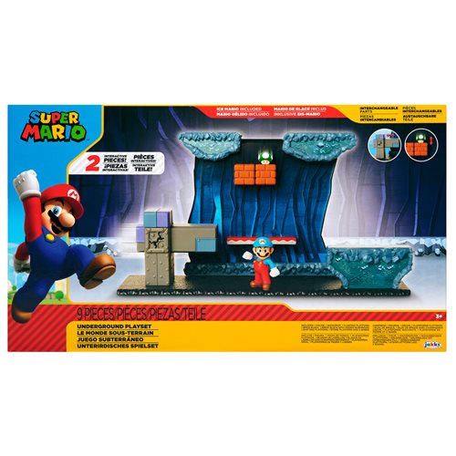 Nintendo Super Mario 2 1/2-Inch Underground Playset