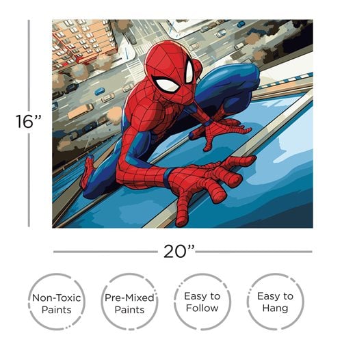 Spider-Man Web Crawler Art by Numbers
