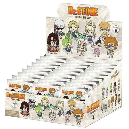 Dr. Stone Series 2 3D Foam Bag Clip Random 6-Pack
