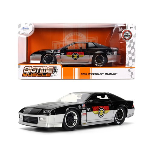 Bigtime Muscle 1985 Chevrolet Camaro Mickey Thompson 1:24 Scale Die-Cast Metal Vehicle