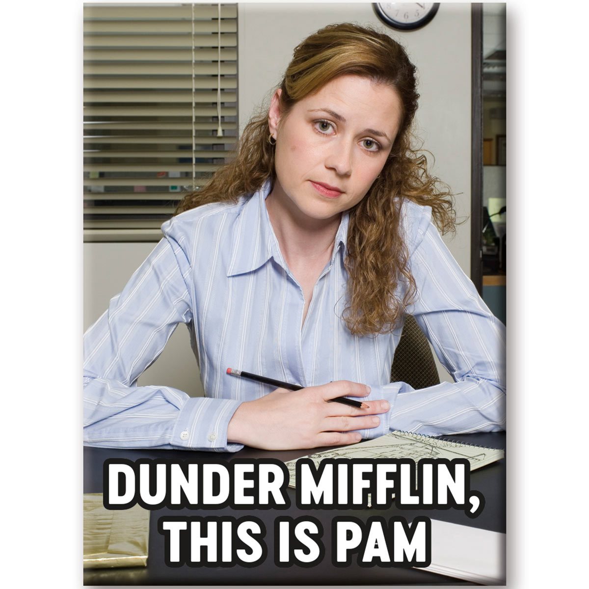 Pam Beesly Dunder Mifflin - Pam Beesly - Magnet