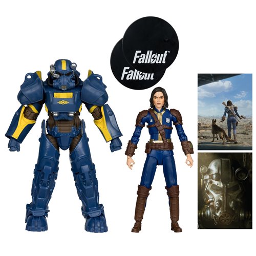 Fallout 4 T-60 Vault Tec and Sole Survivor 7-Inch Scale Action