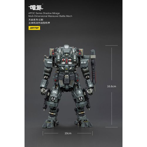 Joy Toy Dark Source APOC Shadow Mirage Multi-Dimensional Maneuver Battle Mech 1:25 Scale Action Figu
