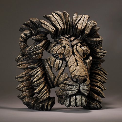 Edge Sculpture Lion by Matt Buckley Bust