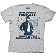 Chuck Norris Forecast T-Shirt