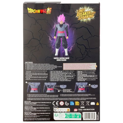 Dragon Ball Limit Breaker Sparking Series Super Saiyan Rose Goku Black 12-Inch Action Figure
