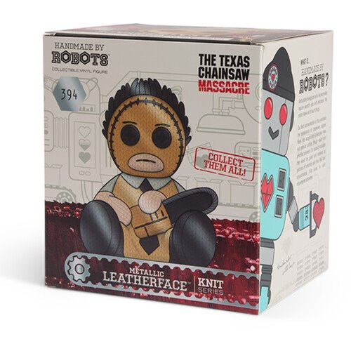 The Texas Chainsaw Massacre Leatherface #394 Metallic Handmade By Robots Vinyl Figure