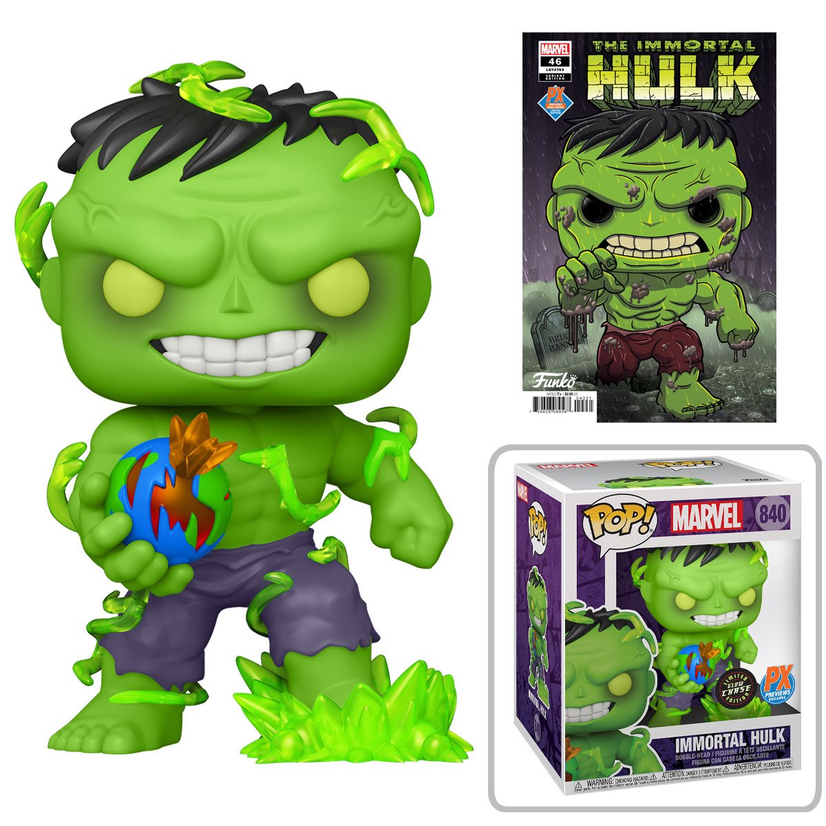 Marvel Comics Hulk Immortal Hulk 6" Super Sized Pop Vinyl Figure *IN STOCK*