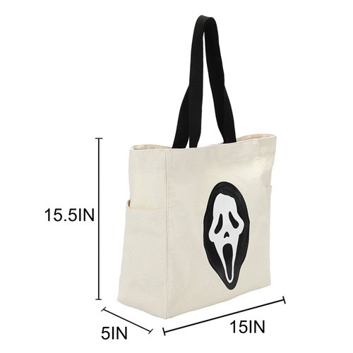 Ghost Face Canvas Tote Bag