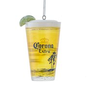 Corona Cup with Lime 3-Inch Resin Ornament