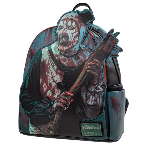 Terrifier Art the Clown Blood Splatter Glow-in-the-Dark Mini-Backpack - Entertainment Earth Exclusiv