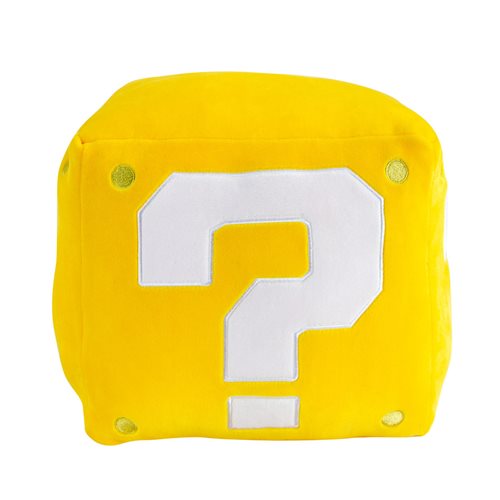 Club Mocchi Mocchi Super Mario Bros. Question Block Mega 15-Inch Plush