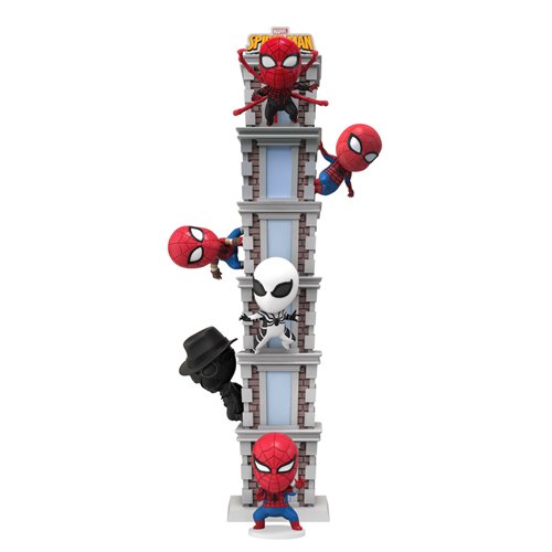 Spider-Man HeroBox Tower Series Window Box Mini-Figure Case of 6