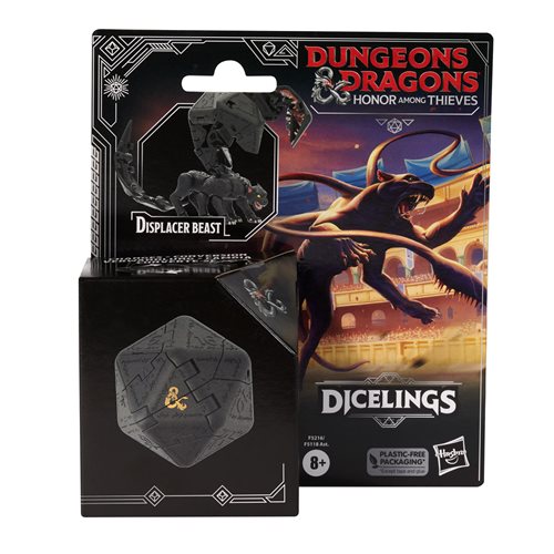 Dungeons & Dragons Honor Among Thieves D&D Dicelings Black Displacer Converting Figure
