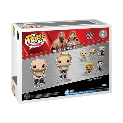 WWE Triple H and Ronda Rousey Pop! Vinyl Figure 2-Pack