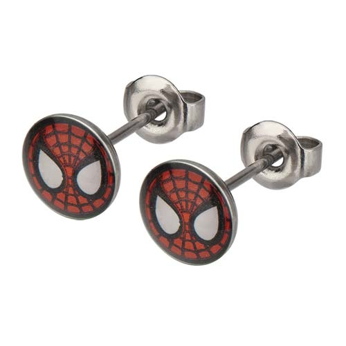 Spider-Man Mask Stud Earrings - Entertainment Earth