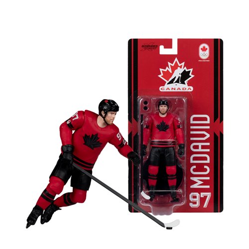 McFarlanes SportsPicks Hockey Canada Connor McDavid Olympics 2026 6-Inch Scale Articulated Action Fi