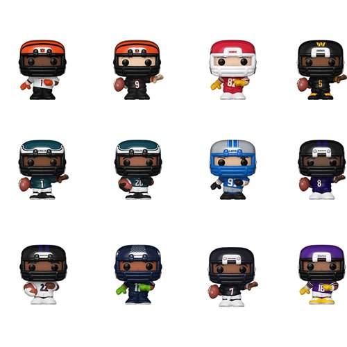 NFL Football Funko Bitty Pop! Mini-Figure - Random 6-Pack