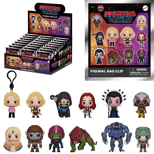 Masters of the Universe (2026) 3D Foam Bag Clip Random 6-Pack
