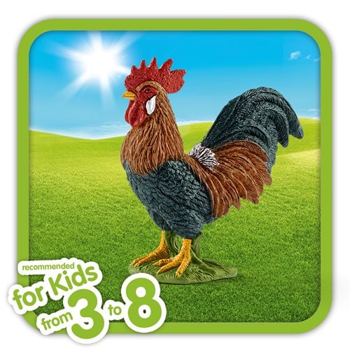 Farm World Rooster Collectible Figure
