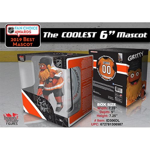 Pop Sports NHL Mascots Philadelphia Flyers Gritty Pop Action Figure  (Bundled with EcoTEK Protector to Protect Display Box)