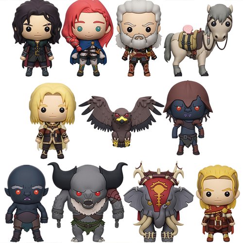 The Lord of the Rings: The War of the Rohirrim 3D Foam Bag Clip Random 6-Pack