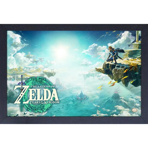 The Legend of Zelda: Tears of the Kingdom Landscape Framed Art Print