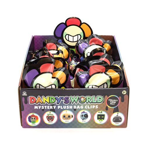 Dandy's World Mystery Plush Bag Clips Case of 12
