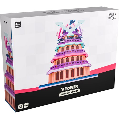 Hazbin Hotel V Tower Miniature Brickset