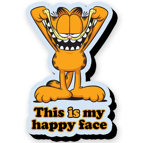 Garfield Happy Face Funky Chunky Magnet