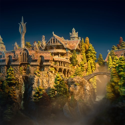 The Lord of the Rings Trilogy Rivendell Environment Statue