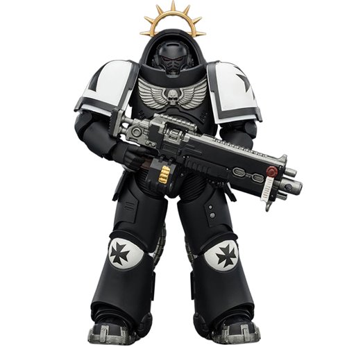 Joy Toy Warhammer 40K Space Marines Game Edition Black Templars Intercessor Bolt Rifle & Pistol 1:18 Scale Action Figure