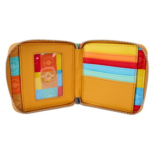Pokémon Color Block Zip-Around Wallet