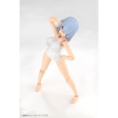 Frame Arms Girl Mizuki (School Swimsuits White Version) Model Kit